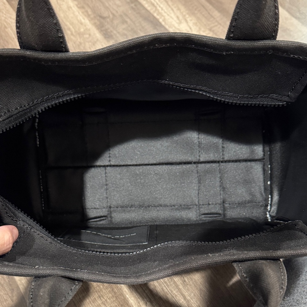 Marc Jacobs Small Black Tote with White Lettering - Picture 11 of 12